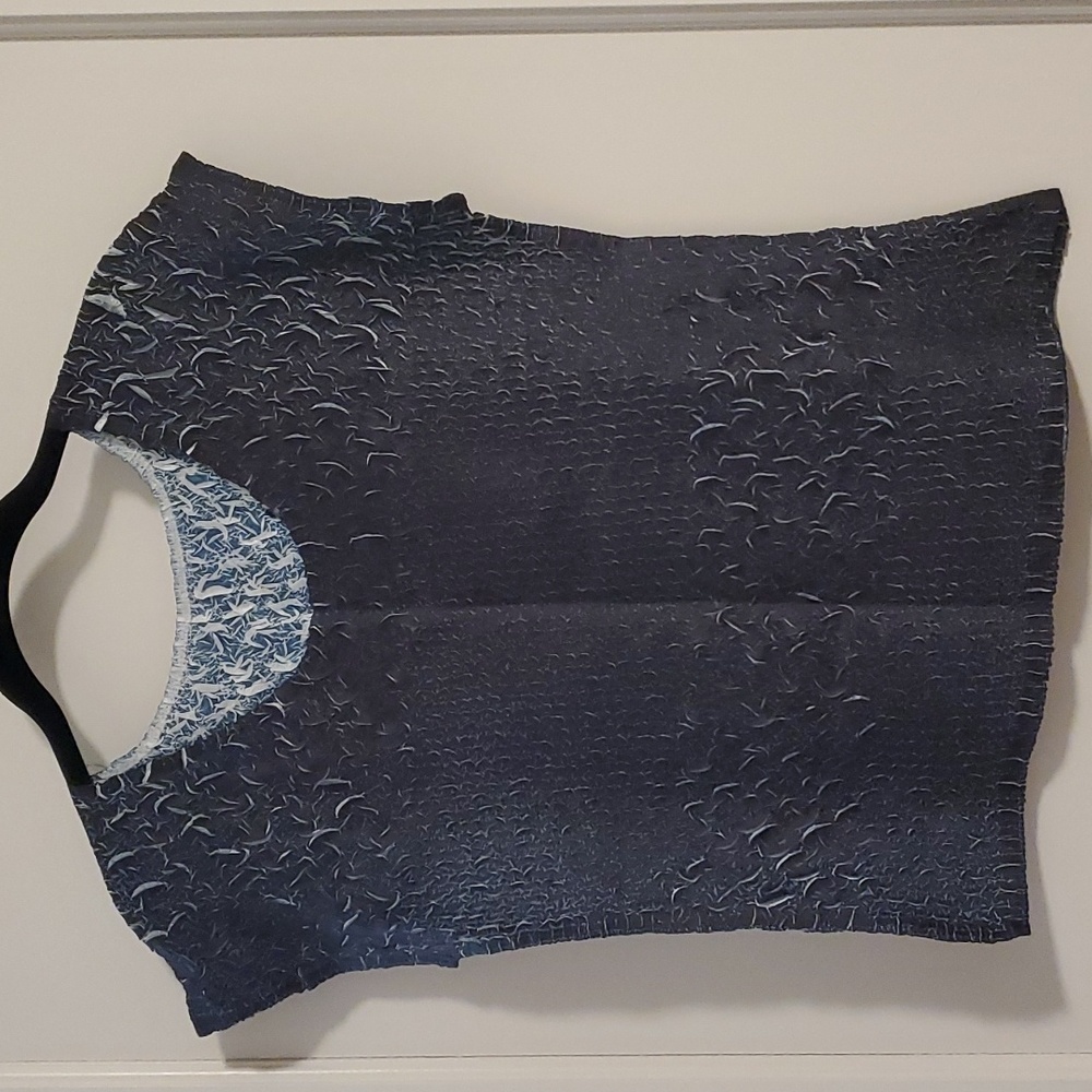 Vintage Crinkle Expandable Stretch Top